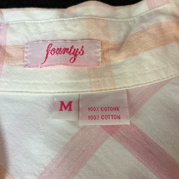 FOUNTY’S Stripe Button Down 100% Cotton Shirt - Picture 5 of 5